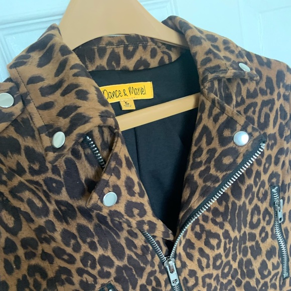 Dance & Marvel Leopard Jacket size small - Picture 2 of 3